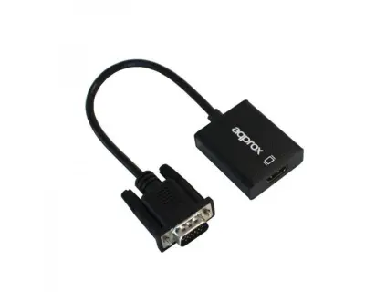 Video adapter APPROX VGA na HDMI z avdio 0.2m