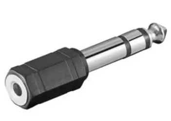 Adaptator audio stéréo Goobay 6,35 mm na 3,5 mm
