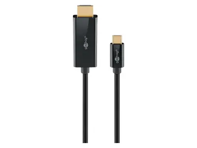Kabel adapter Goobay USB-C HDMI 4K @ 60 Hz, 3m, črn