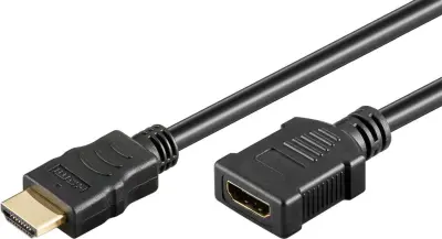 Câble HDMI Goobay 4K, 2 mètres, noir