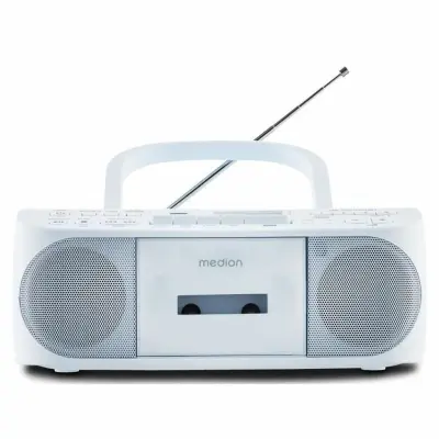 Stereo radio Medion e65010 z CD predvajalnikom in kasetnim predvajalnikom