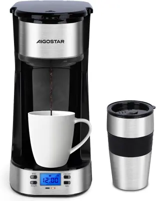 Kavni aparat Aigostar 302fx 0.42l s termično skodelico