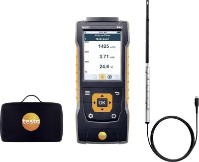 Anemometer Testo 440 set s teleskopskim sondom