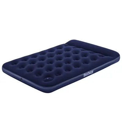 Best Way Zračna postelja Modra 191 x 137 x 28 cm PVC