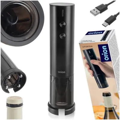 Električni odpirač za vino Orion z USB-C polnjenjem