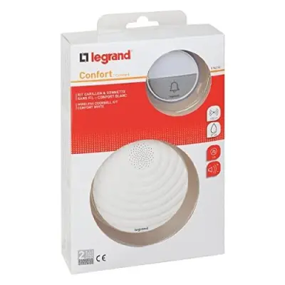 Brezžična zvončnica Legrand Comfort z 15 melodijami