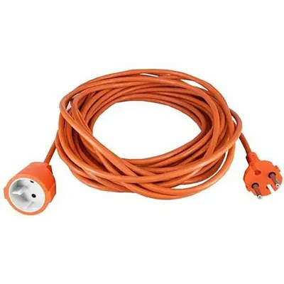Podaljšek BigBuy h05vvf 2x1.5 25 m oranžen