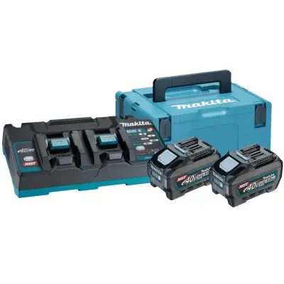 Baterijski polnilec Makita 40V MAX XGT 2x5Ah