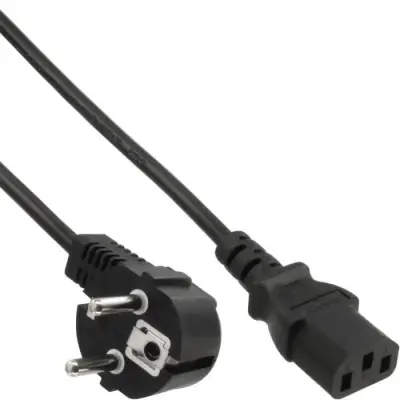 Električni dodatek InLine - Câble d'alimentation 0,3 m - 250V, 10A - Noir