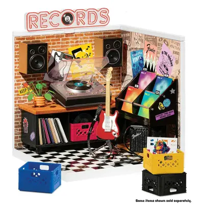 Miniaturna igrača MGA Record Shop 30 delov