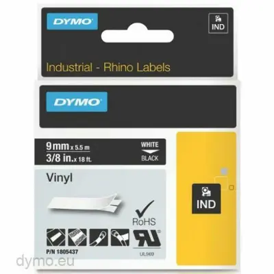 Etiketa Dymo 1805437 - Vinilni trak 9 mm x 5,5 m