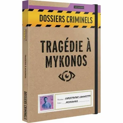 Družabna igra Asmodee Dossiers Criminels: Tragédie à Mykonos