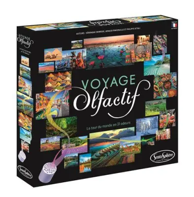 Družabna igra Sentosphere Voyage Olfactif z 31 vonjavami
