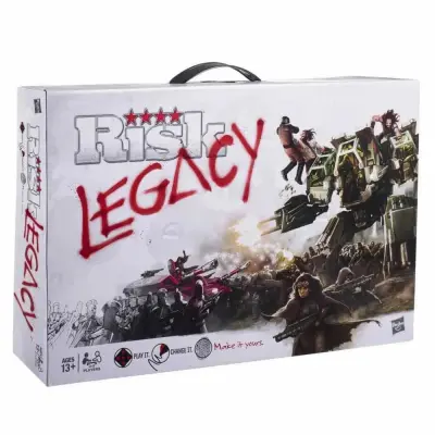 Igra Risque Legacy Hasbro z barvitim dizajnom