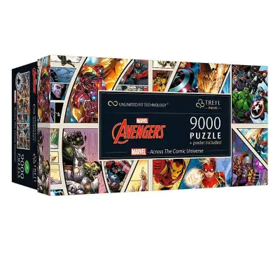 Puzzle Trefl 9000 kosov 'Across the Comic Universe'