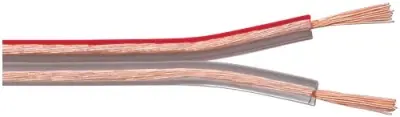 Kabel za zvočnike Goobay 2x1.5mm 10m prozoren