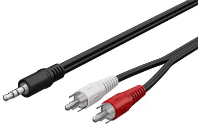 Câble audio stéréo Goobay 3 mètres