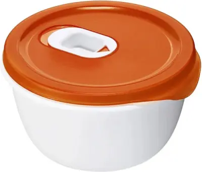 Mikrovalovna posoda Rotho micro clever 0.8l Papaya rdeča