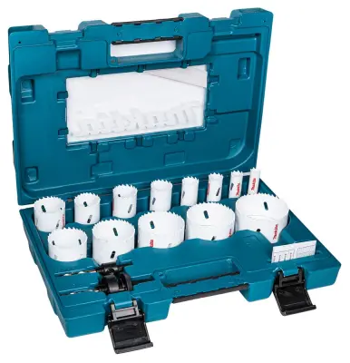 Set za rezanje lukenj Makita D-63993, 16 kosov