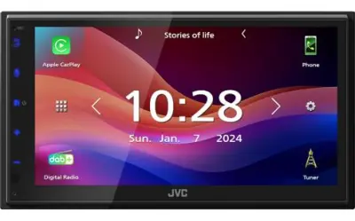 Multimedijski sprejemnik JVC KW-M595DBT z elegantnim dizajnom
