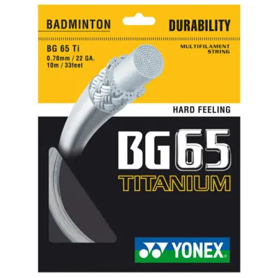 Badmintonske strune Yonex BG 65 Ti, 10 m