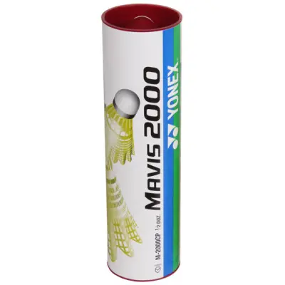 Badmintonske žogice, tuba Yonex Mavis 2000, rdeča