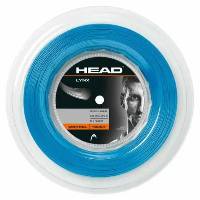 M Head Lynx teniško pletivo 200, modra, 1,2 mm