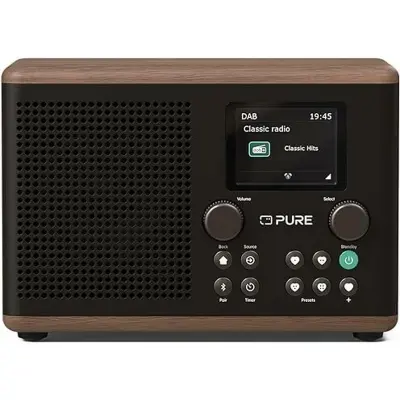 Digitalni radio Pure Classic H4 Black/Walnut