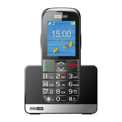 Demo - MAXCOM MM720SE črn klasični telefon