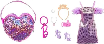 Barbie dodatki in oblačila set hjt42