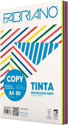 Papir barvni mix a4 80g intenziv fabriano copy tinta 1/250-10