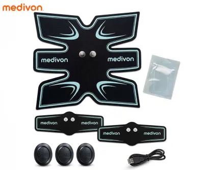 MEDIVON BODY PULSE GO mišični elektrostimulator, profesionalni / medicinski, 3 elektrode, regeneracija / terapija, polnilna baterija, 11 načinov, EMS