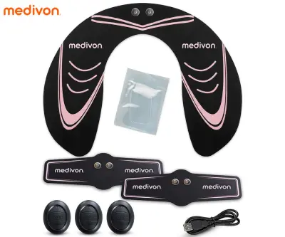 MEDIVON BODY PULSE SHE mišični elektrostimulator, profesionalni / medicinski, 3 elektrode, regeneracija / terapija, polnilna baterija, 6 načinov, EMS
