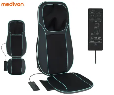 MEDIVON COSY THERM masažna blazina, profesionalna, 3D SHIATSU / VIBRACIJSKA masaža, sproščanje / raztezanje / regeneracija, večconska globoka masaža