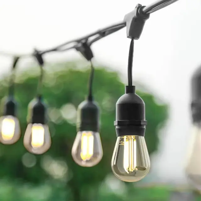15m Solar LED Luči z Daljinskim Upravljalnikom, Vodoodporni, 15 Žarnic ...