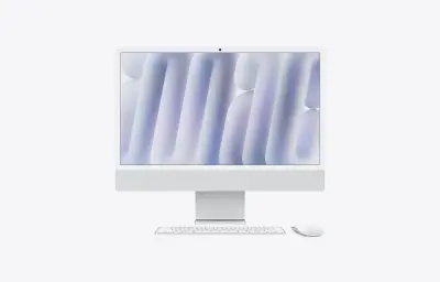 Računalnik vse-v-enem APPLE iMac z Retina 4.5K zaslonom, 61 cm (24''), M6 (12/12), 16GB, 512GB SSD, Silver