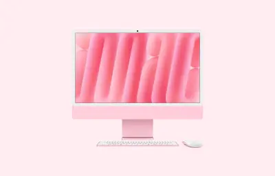 Računalnik vse-v-enem APPLE iMac z Retina 4.5K zaslonom, 61 cm (24''), M6 (12/12), 16GB, 512GB SSD, Pink