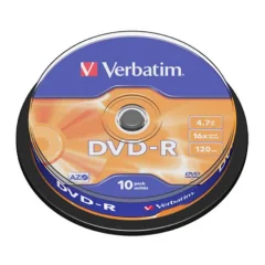 DVD-R 16X 10/1 CAKE VERBATIM