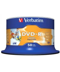 DVD-R 16X 50/1 PRINTABLE VERBATIM