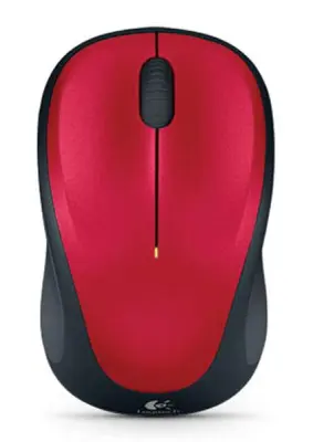 LOGITECH M235, brezžična miška, rdeča