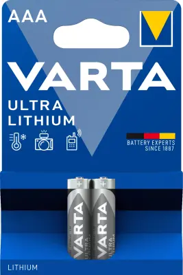 LITIJ BATERIJE AAA 2/1 VARTA
