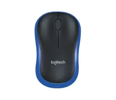 LOGITECH M185, brezžična miška, modra