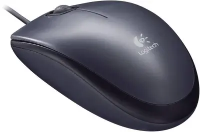 LOGITECH M90, miška, črna