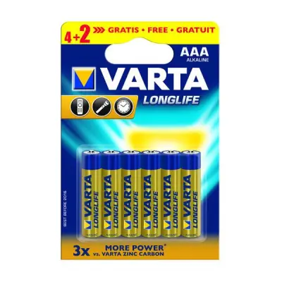 LONGLIFE EXTRA LR03 4+2 VARTA