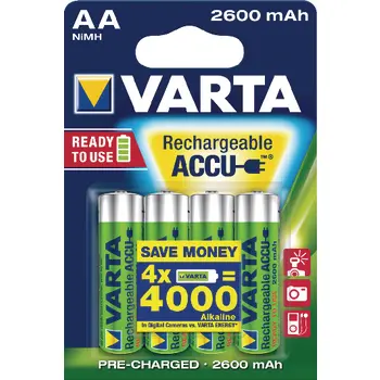ACCU R2U AA 2600 MAH 4/1 VARTA