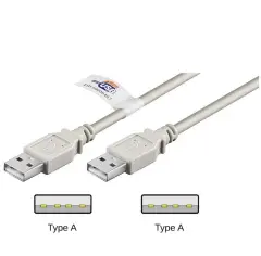 R353530 USB KABEL A-A (MOŠKI-MOŠKI) 3M REDLINE