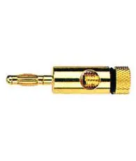 BANANA ZA ZVOČNIK 4MM PAR REDLINE