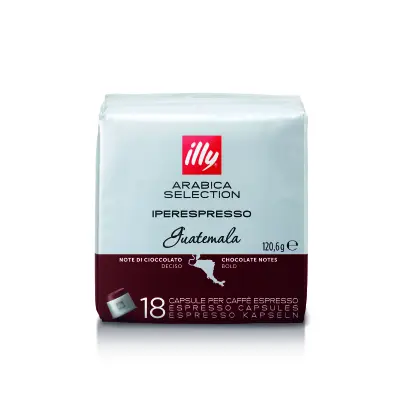 ILLY IE CUBE MONO GUATEMALA kava v kapsulah (18 kapsul)