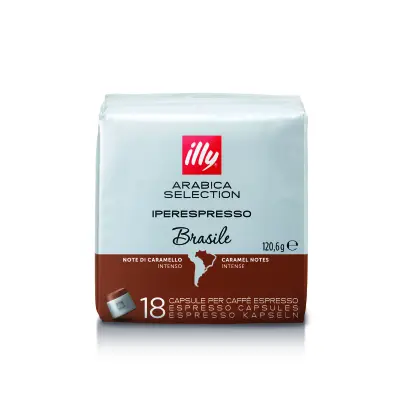 ILLY IE CUBE MONO BRASILE kava v kapsulah (18 kapsul)