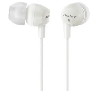SONY MDREX15LPW žične slušalke bele